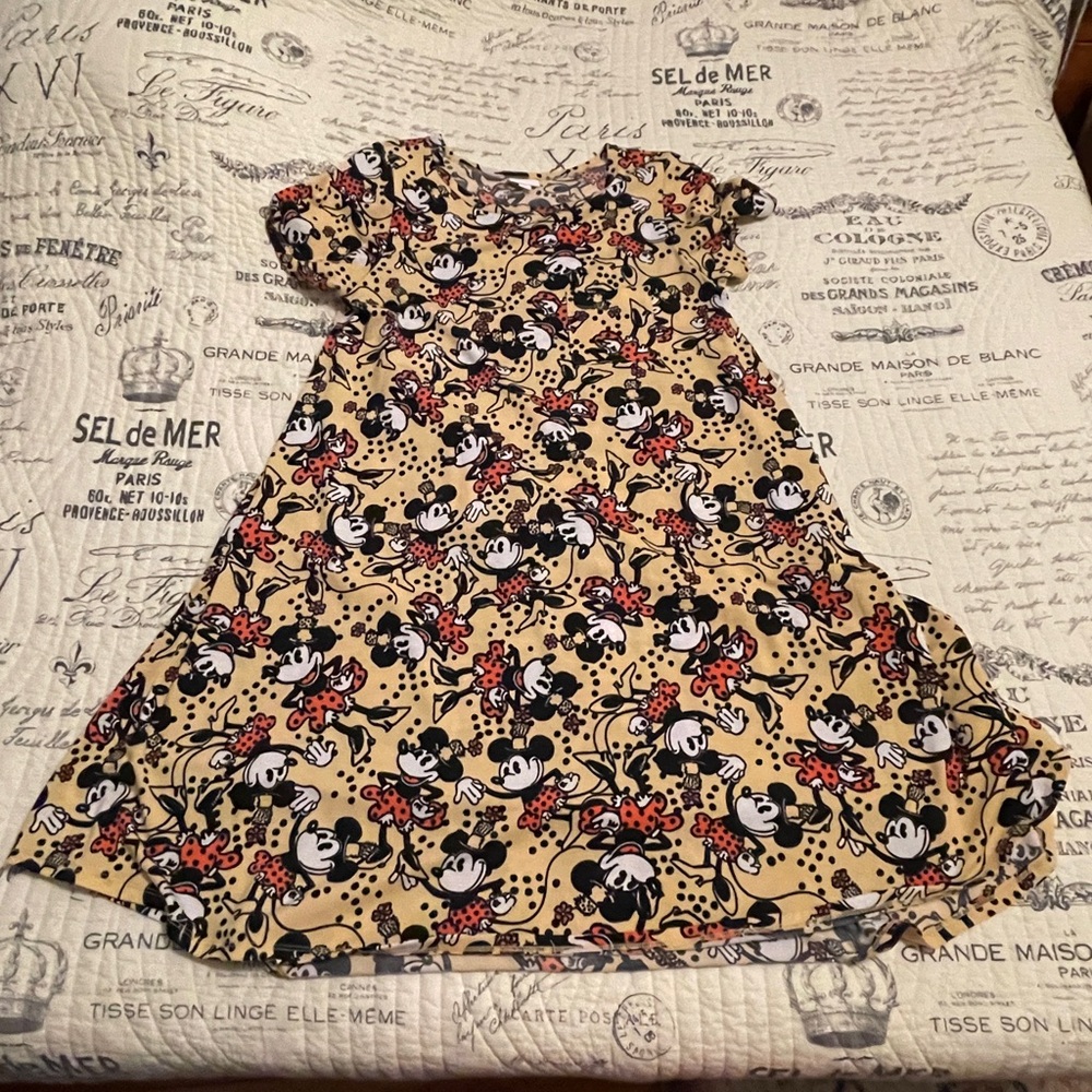 Lularoe Vintage Minnie Mouse Dress size M